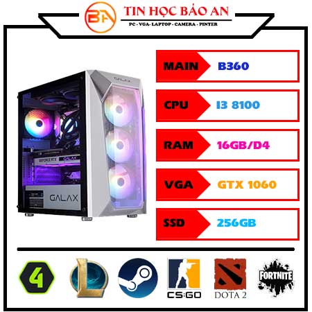 PC Gaming Core I3 Giá Rẻ GTX1060