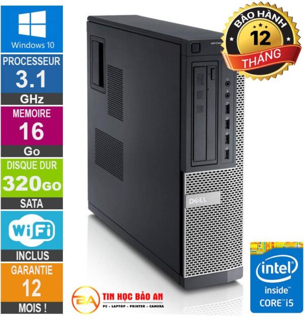 Máy tính Đồng Bộ DELL OPTIPLEX 390/790/990 SFF i3/ 2GB/ SSD240GB