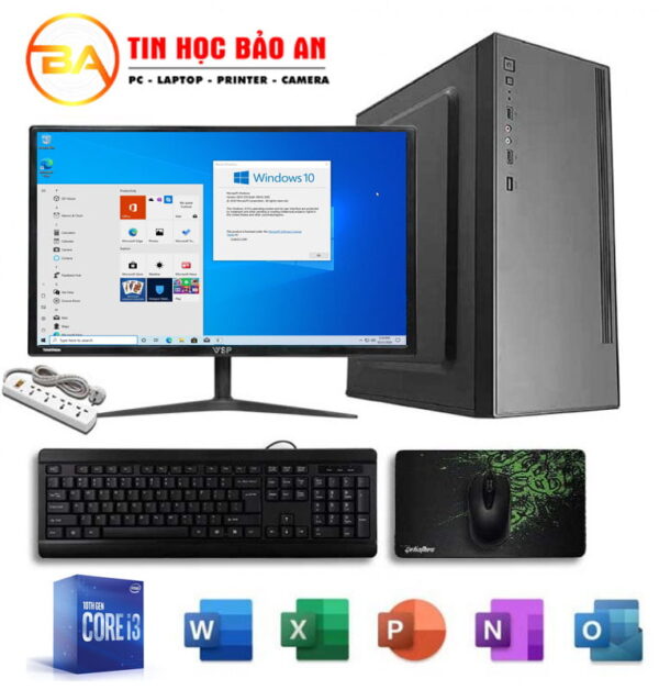 Bộ máy tính Văn Phòng H110 i5 6500/8GB/120G/500G - 20Inch