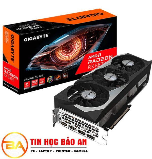 VGA GIGABYTE AMD Radeon RX 6800 Gaming OC (16GB GDDR6, 256-bit, HDMI+DP, 2×8-pin)