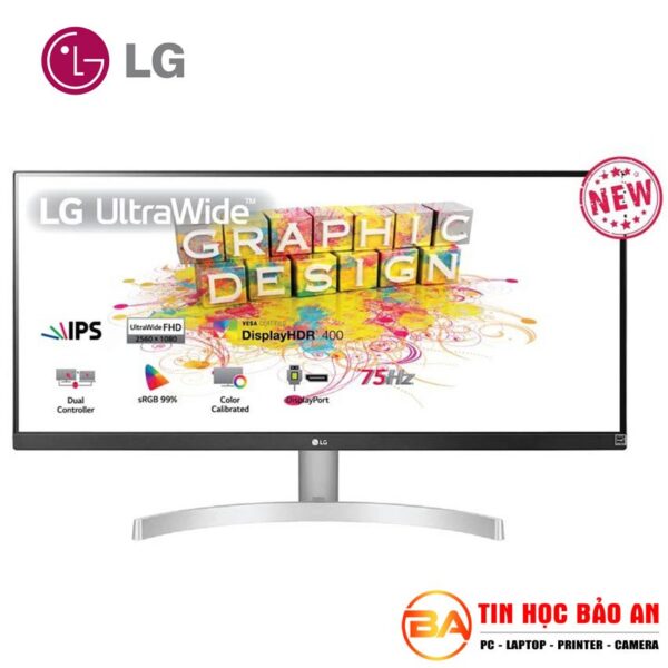 Màn hình Máy tính LG 29W ( 29 inch/ WFHD/ IPS/ 75Hz/ 5ms/ 250 nits/ HDMI + DP )