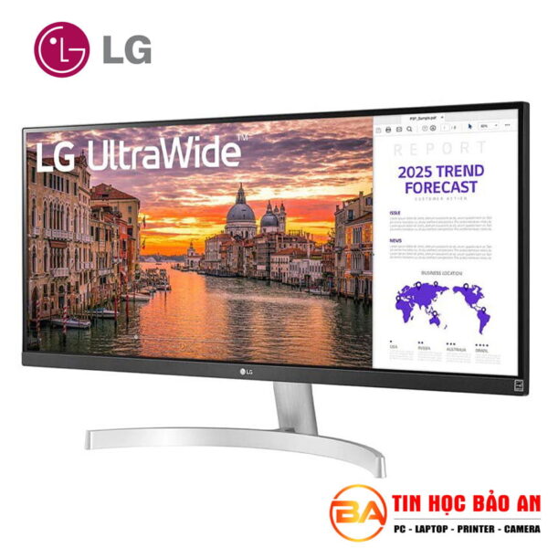 Màn hình Máy tính LG 29W ( 29 inch/ WFHD/ IPS/ 75Hz/ 5ms/ 250 nits/ HDMI + DP ) - Hình ảnh 2