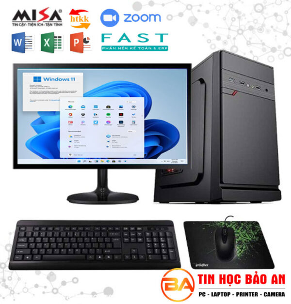 PC - Cây Máy Tính Để Bàn i3 Gen10 ( 4GB/ 128GB/ 500GB ) Giá Rẻ