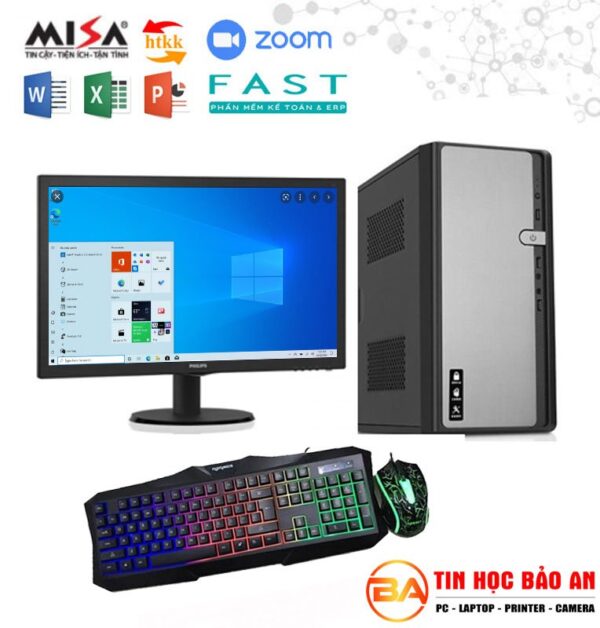 Cấu Hình Bộ Cây Máy Tính Chơi Game H81 Giá Rẻ H81/I5 4590/8/120/GT730 SP:4240