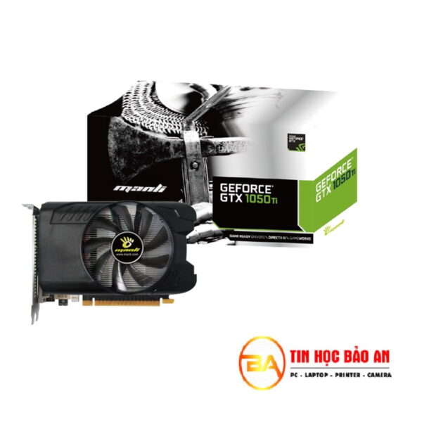 VGA MANLI NVIDIA GeForce GTX 1050TI (4GB GDDR5, 128-bit, HDMI + DP)